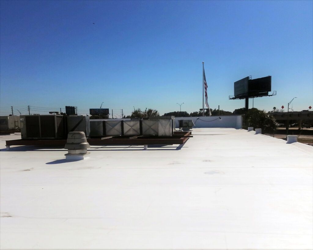 commercial flat roof