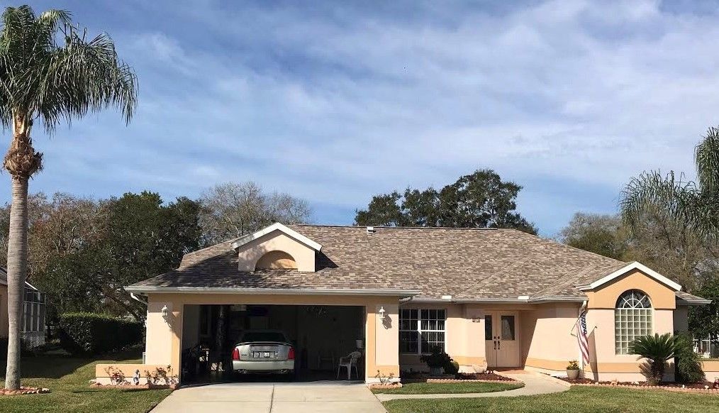 new shingle roof on a home in apopka florida