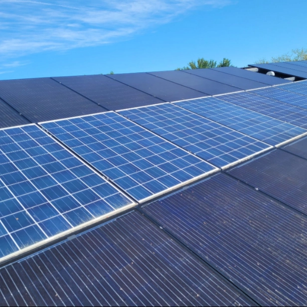 Roof with Solar panels