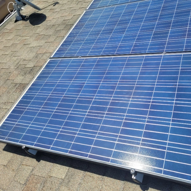 Solar panels On roof